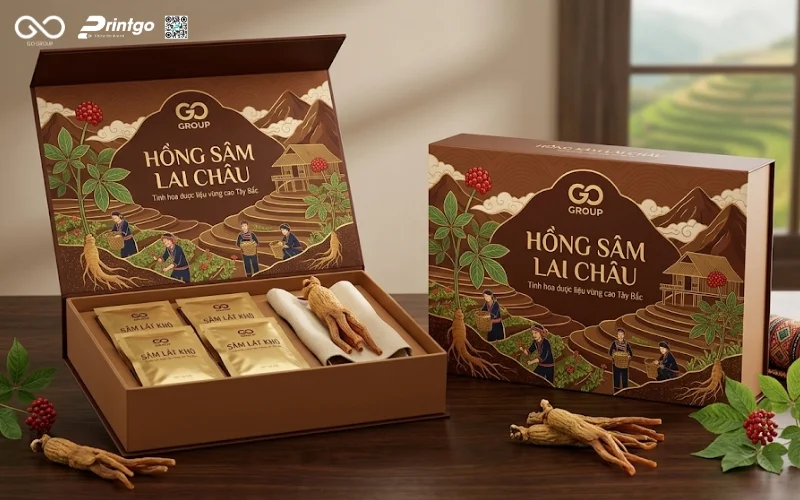 Đề xuất giải pháp thiết kế bao bì hồng sâm Lai Châu OCOP thúc đẩy doanh số