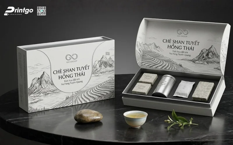 Mẫu bao bì trà & bao bì mật ong Tuyên Quang