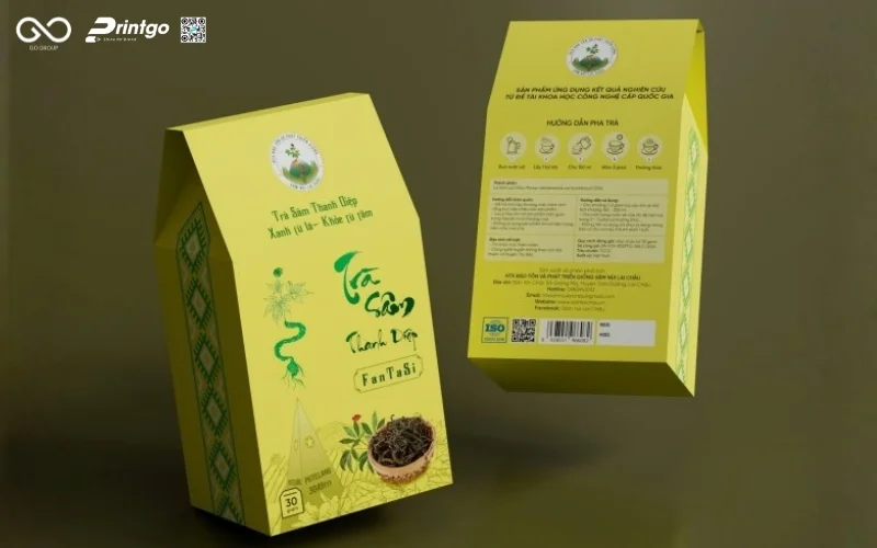 Thiết kế và in ấn bao bì sâm Lai Châu