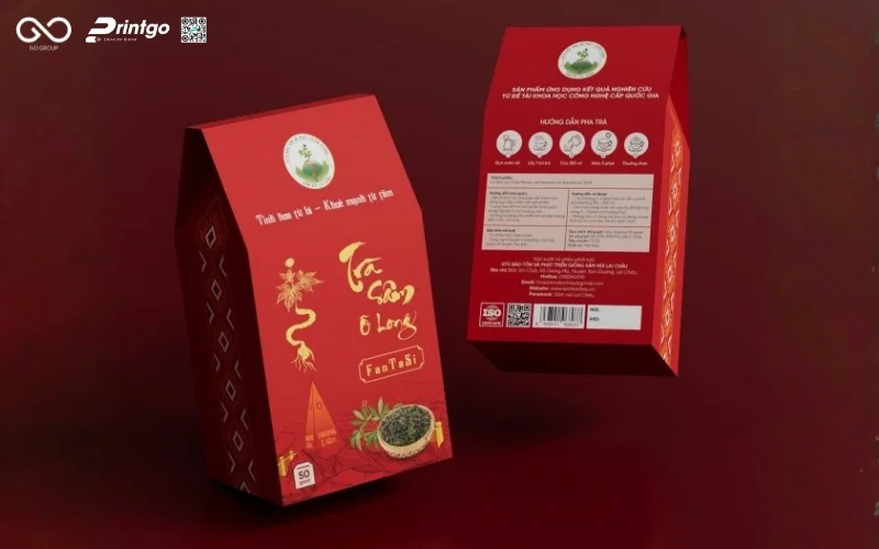Thiết kế và in ấn bao bì sâm Lai Châu