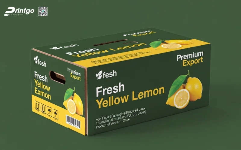 Cấu trúc thùng carton chanh xuất khẩu phổ biến hiện nay