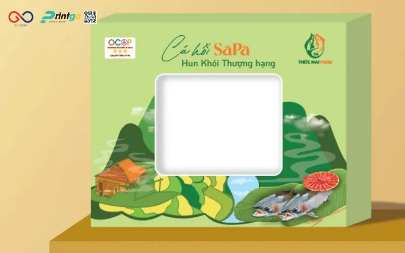 Casestudy - Printgo thiết kế bao bì ruốc cá hồi sapa Thức Mai Food