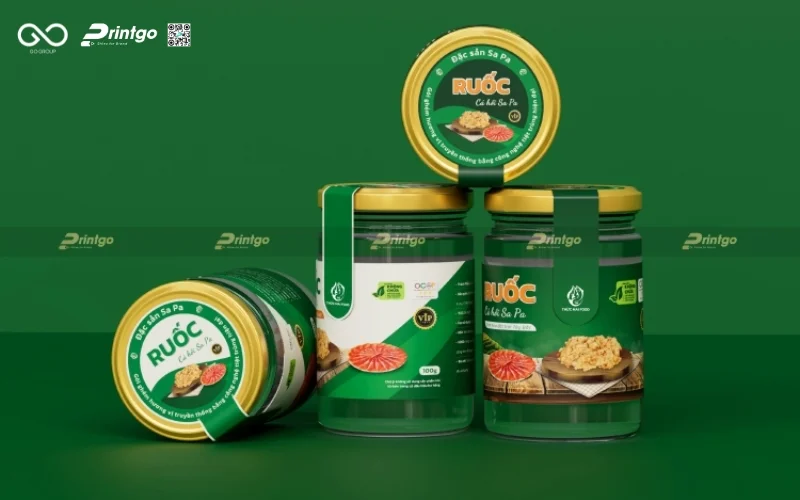 Casestudy - Printgo thiết kế bao bì ruốc cá hồi sapa Thức Mai Food
