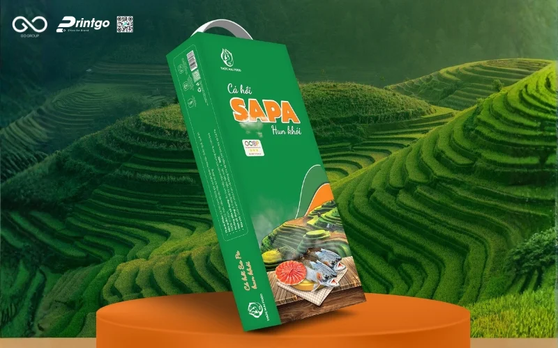 Casestudy - Printgo thiết kế bao bì ruốc cá hồi sapa Thức Mai Food