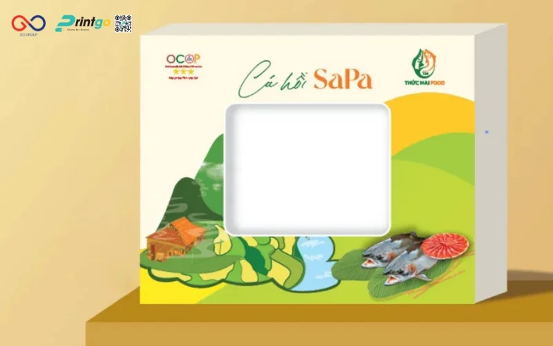 Casestudy - Printgo thiết kế bao bì ruốc cá hồi sapa Thức Mai Food