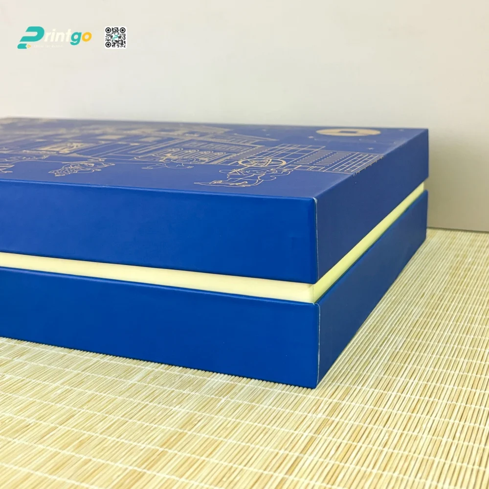 Hộp bánh trung thu VietinBank Hải Phòng: phần đai hở giúp việc đóng mở dễ dàng hơn