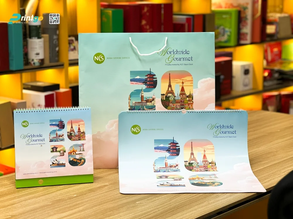 Dự án thiết kế và in lịch tết Bếp hàng không NCS 2026