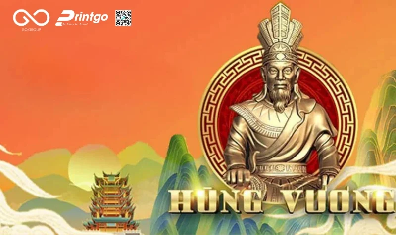 Giỗ Tổ Hùng Vương banner cho doanh nghiệp đẹp mắt