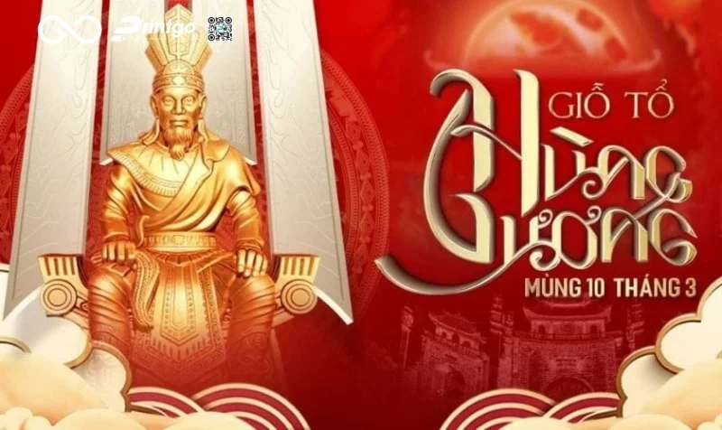 Giỗ Tổ Hùng Vương banner cho doanh nghiệp chuyên nghiệp