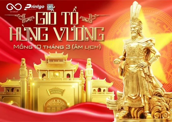 Giỗ Tổ Hùng Vương banner - Tải ngay 50+ mẫu đẹp mới nhất 2026