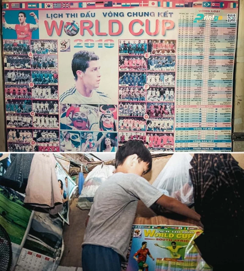 Lịch dán tường World Cup là gì? Tại sao fan bóng đá không thể thiếu?