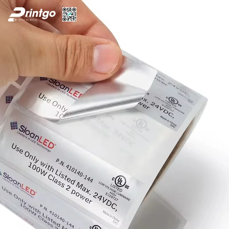Mẫu tem decal bạc cho dán dễ dàng