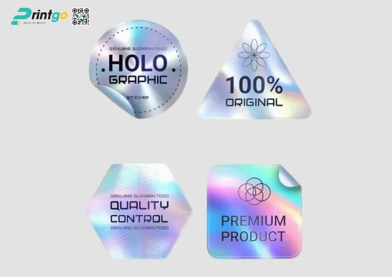 Mẫu tem decal bạc chất lượng