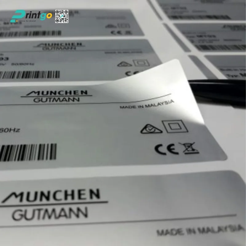 Mẫu tem decal bạc giá ưu đãi