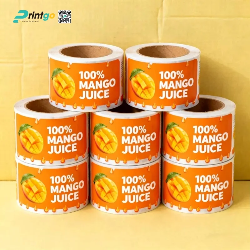 Tem decal nhựa trắng sữa bắt mắt