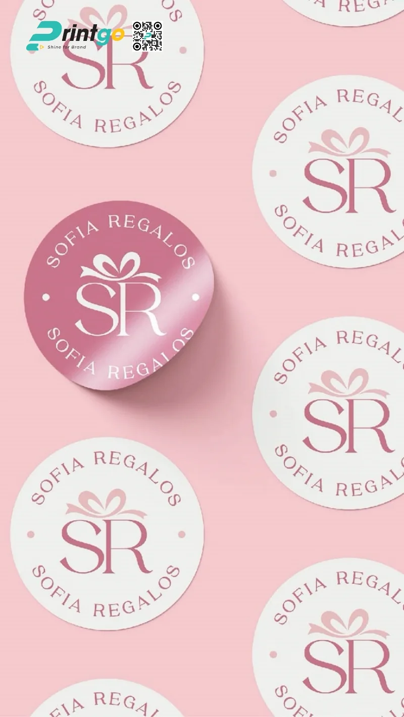 Tem decal nhựa trắng sữa chất lượng