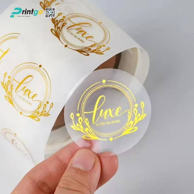Tem decal nhựa trong số lượng ít