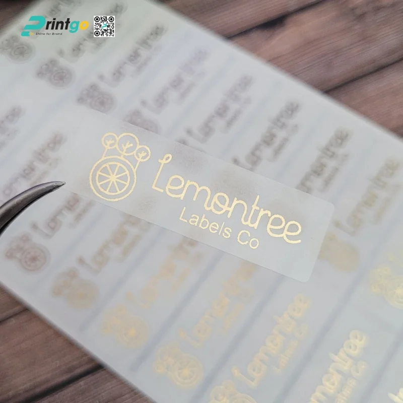 Tem decal nhựa trong thương hiệu