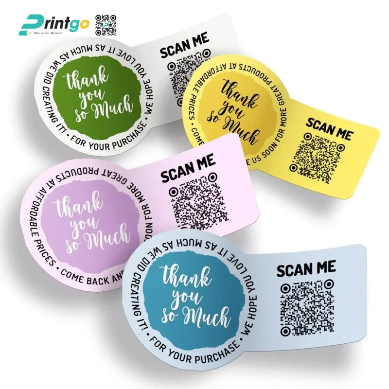 Tem decal nhựa trắng sữa đẹp mắt