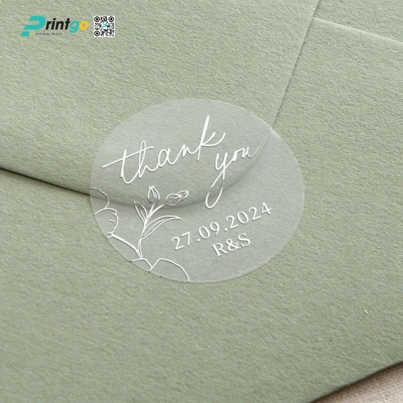 Tem decal nhựa trong dễ bóc