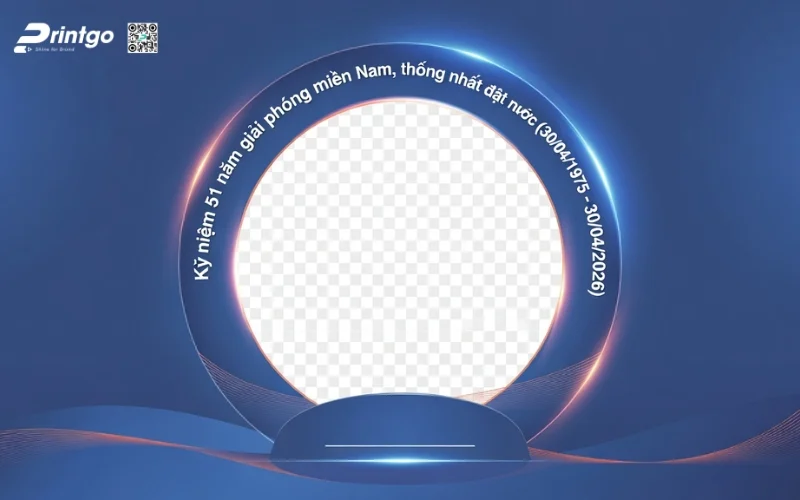 Khung avatar giải phóng miền Nam dành cho doanh nghiệp, team, tổ chức