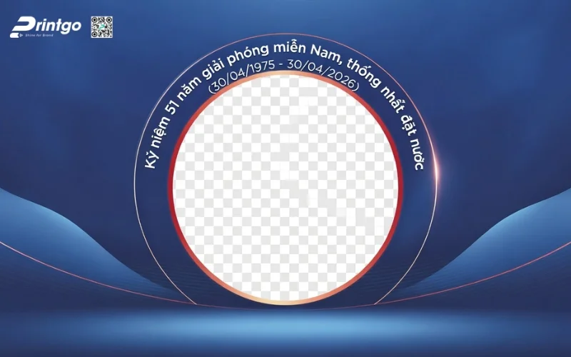 Khung avatar giải phóng miền Nam dành cho doanh nghiệp, team, tổ chức