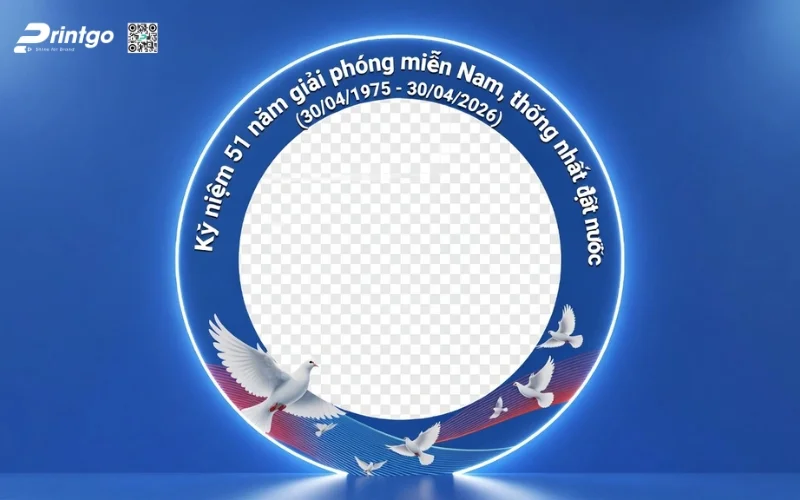 Khung avatar giải phóng miền Nam dành cho doanh nghiệp, team, tổ chức