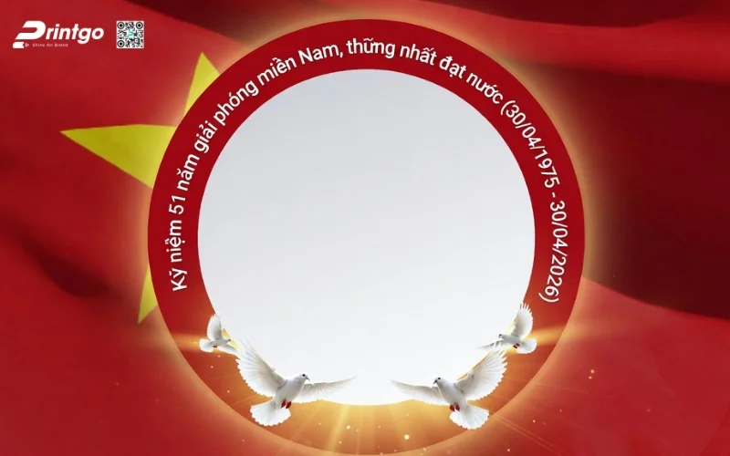 Khung avatar giải phóng miền Nam phong cách truyền thống