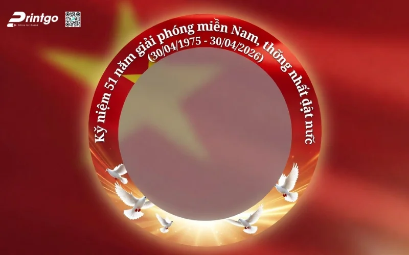 Khung avatar giải phóng miền Nam phong cách truyền thống
