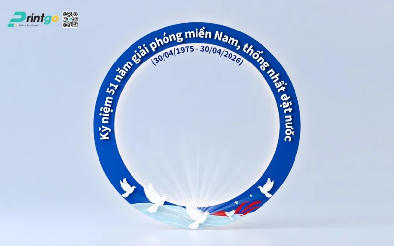 Khung avatar giải phóng miền Nam 2026 phong cách hiện đại