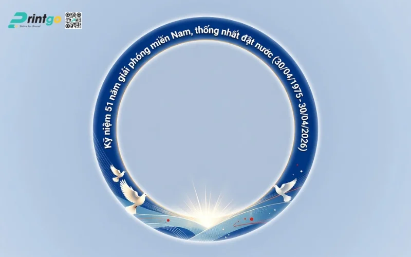 Khung avatar giải phóng miền Nam 2026 phong cách hiện đại