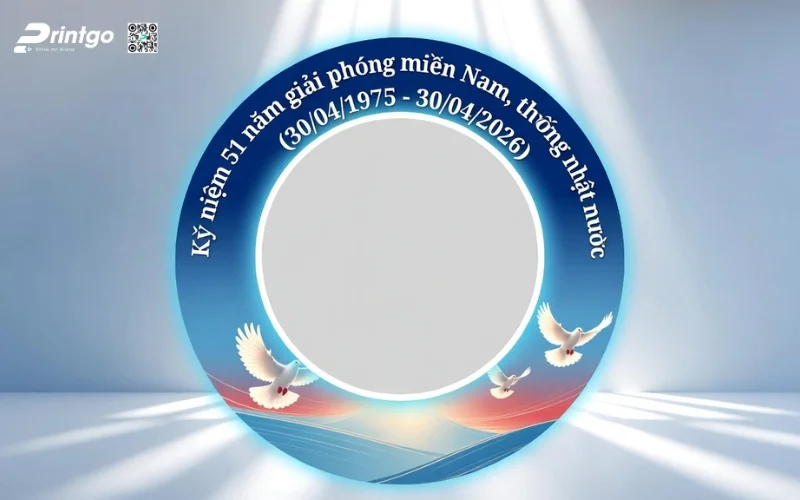 Khung avatar giải phóng miền Nam 2026 phong cách hiện đại