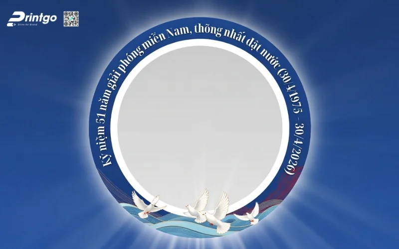 Khung avatar giải phóng miền Nam 2026 phong cách hiện đại