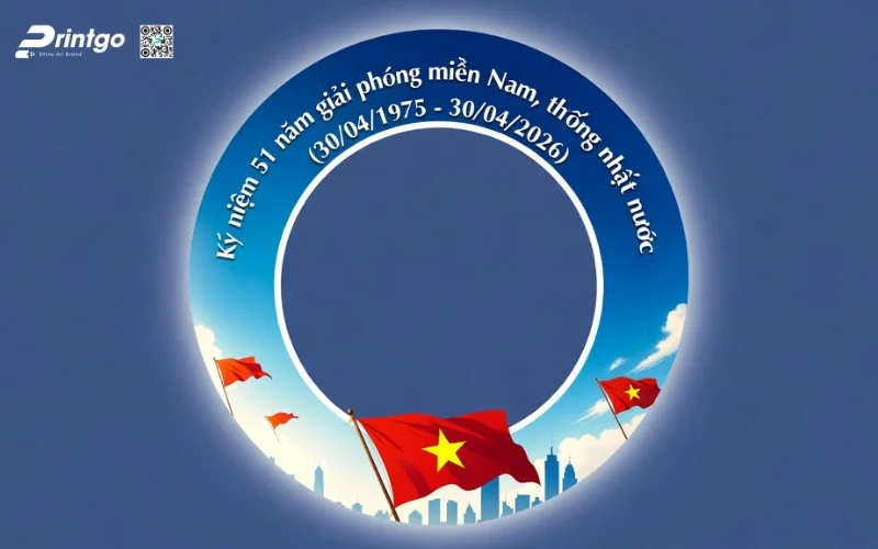 Khung avatar giải phóng miền Nam 2026 phong cách hiện đại