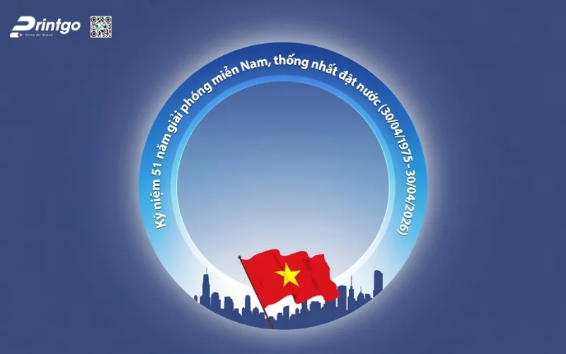 Khung avatar giải phóng miền Nam 2026 phong cách hiện đại