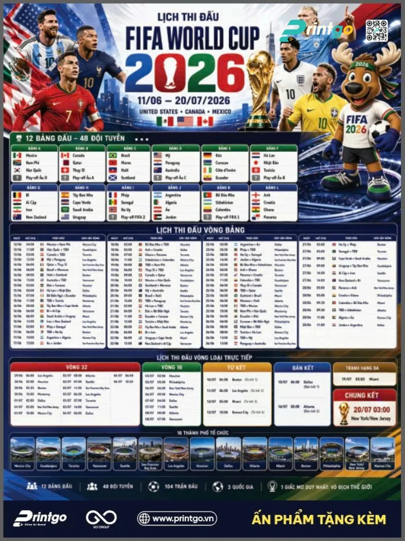 Download trọn bộ File Vector Lịch Thi Đấu World Cup 2026 (Miễn phí)