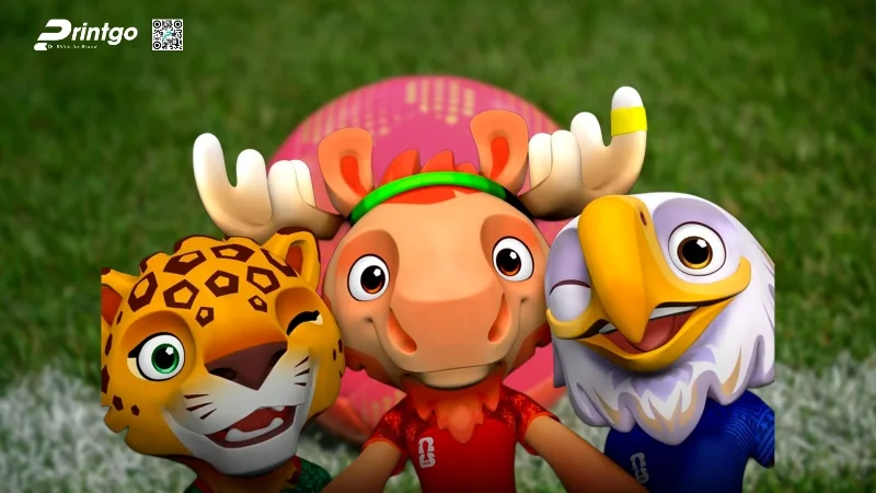 Mascot World Cup 2026 3 linh vật