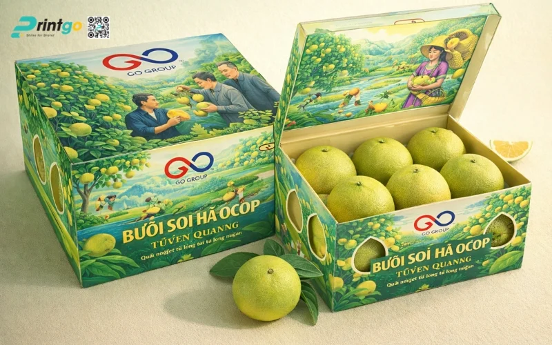 Giải pháp nâng cấp bao bì cho sản phẩm OCOP Tuyên Quang cùng Printgo