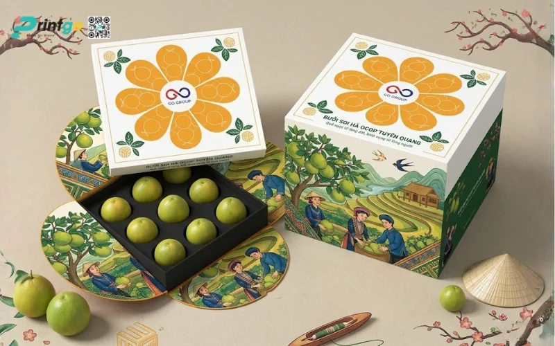 Mẫu bao bì bưởi Soi Hà Tuyên Quang