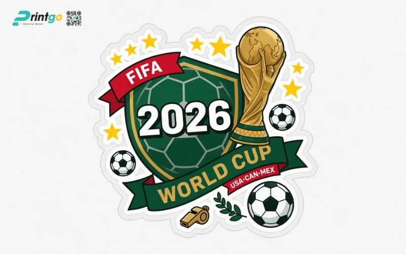 Trọn bộ 99 mẫu decal dán cửa kính World Cup 2026 đẹp