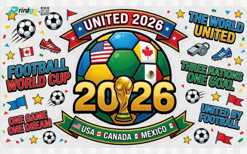 Trọn bộ 99 mẫu decal dán cửa kính World Cup 2026 đẹp
