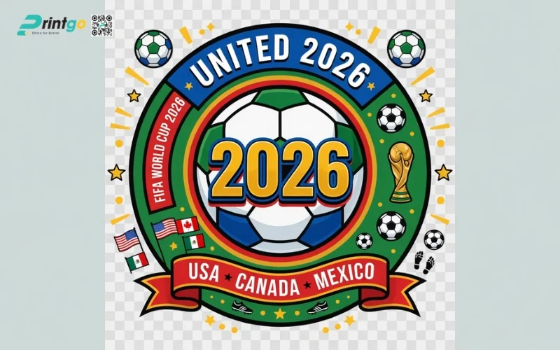 Trọn bộ 99 mẫu decal dán cửa kính World Cup 2026 đẹp