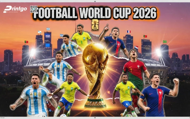 Trọn bộ 99 mẫu decal dán cửa kính World Cup 2026 đẹp