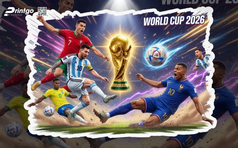 Trọn bộ 99 mẫu decal dán cửa kính World Cup 2026 đẹp