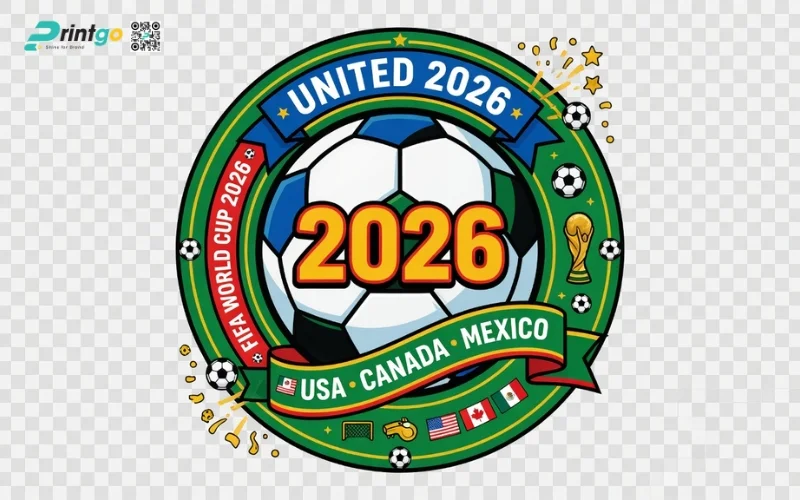 Trọn bộ 99 mẫu decal dán cửa kính World Cup 2026 đẹp