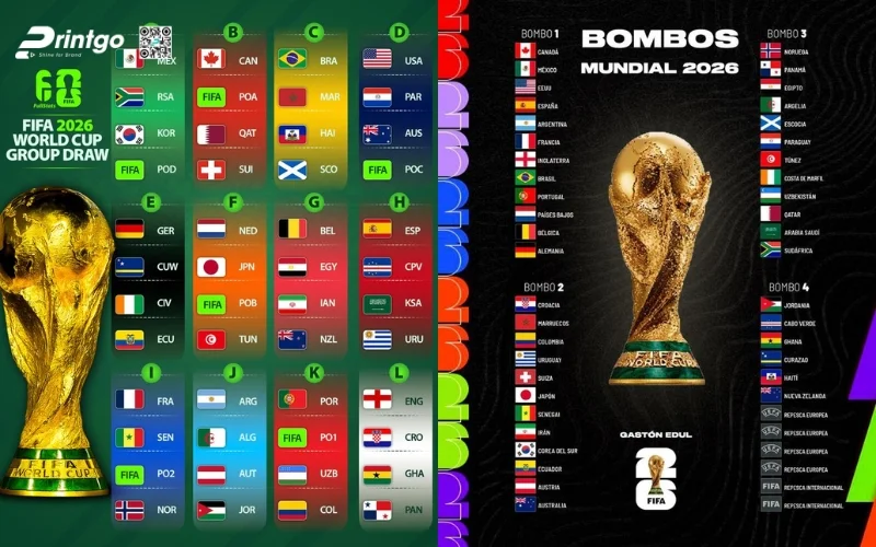 Trọn bộ 99 mẫu decal dán cửa kính World Cup 2026 đẹp