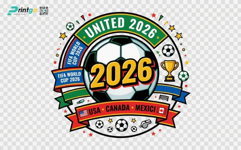 Trọn bộ 99 mẫu decal dán cửa kính World Cup 2026 đẹp