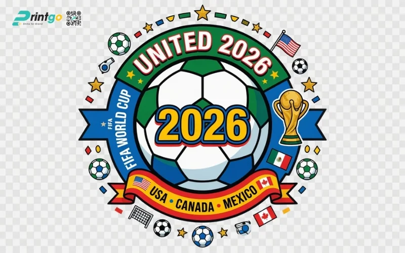 Trọn bộ 99 mẫu decal dán cửa kính World Cup 2026 đẹp