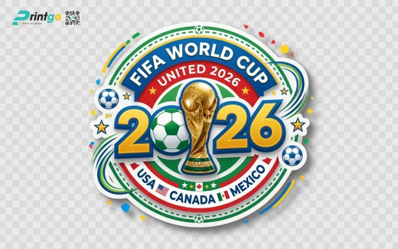 Trọn bộ 99 mẫu decal dán cửa kính World Cup 2026 đẹp