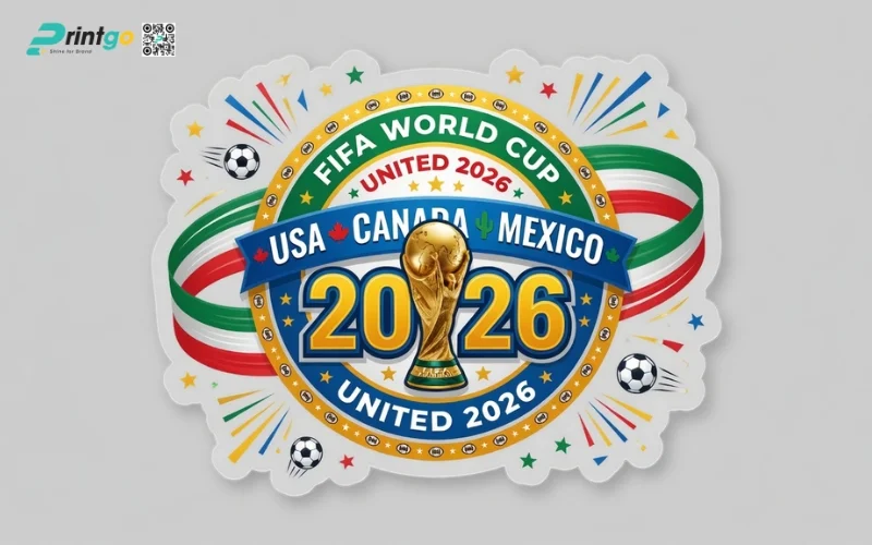 Trọn bộ 99 mẫu decal dán cửa kính World Cup 2026 đẹp